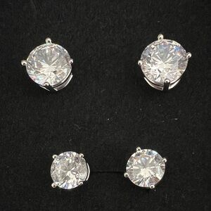 Elegant Silver Stud Earrings